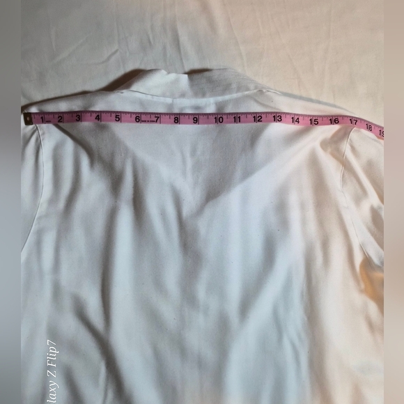 Talbots Petites White Button-Down Long Sleeve Blouse 14P - Picture 6 of 10